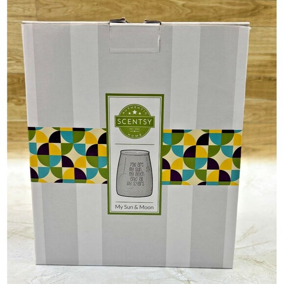 Authentic Scentsy My Sun & Moon Electric Wax Warmer New In Box Porcelain - Picture 1 of 16